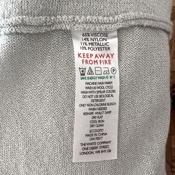 WHITE LABEL/The White Company Sparkle Cardigan. US Size 12 (UK Size 16, EU 44) - Picture 8 of 10